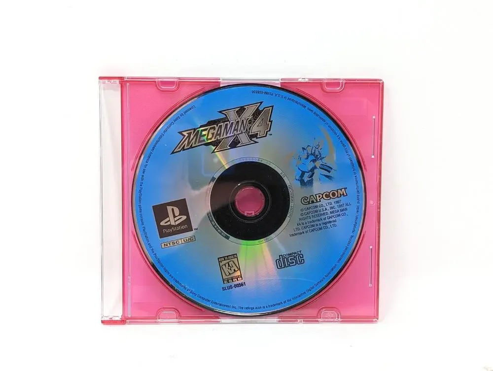 Mega Man X4 PlayStation 1 PS1 1997 Tested Disc in Jewel Case